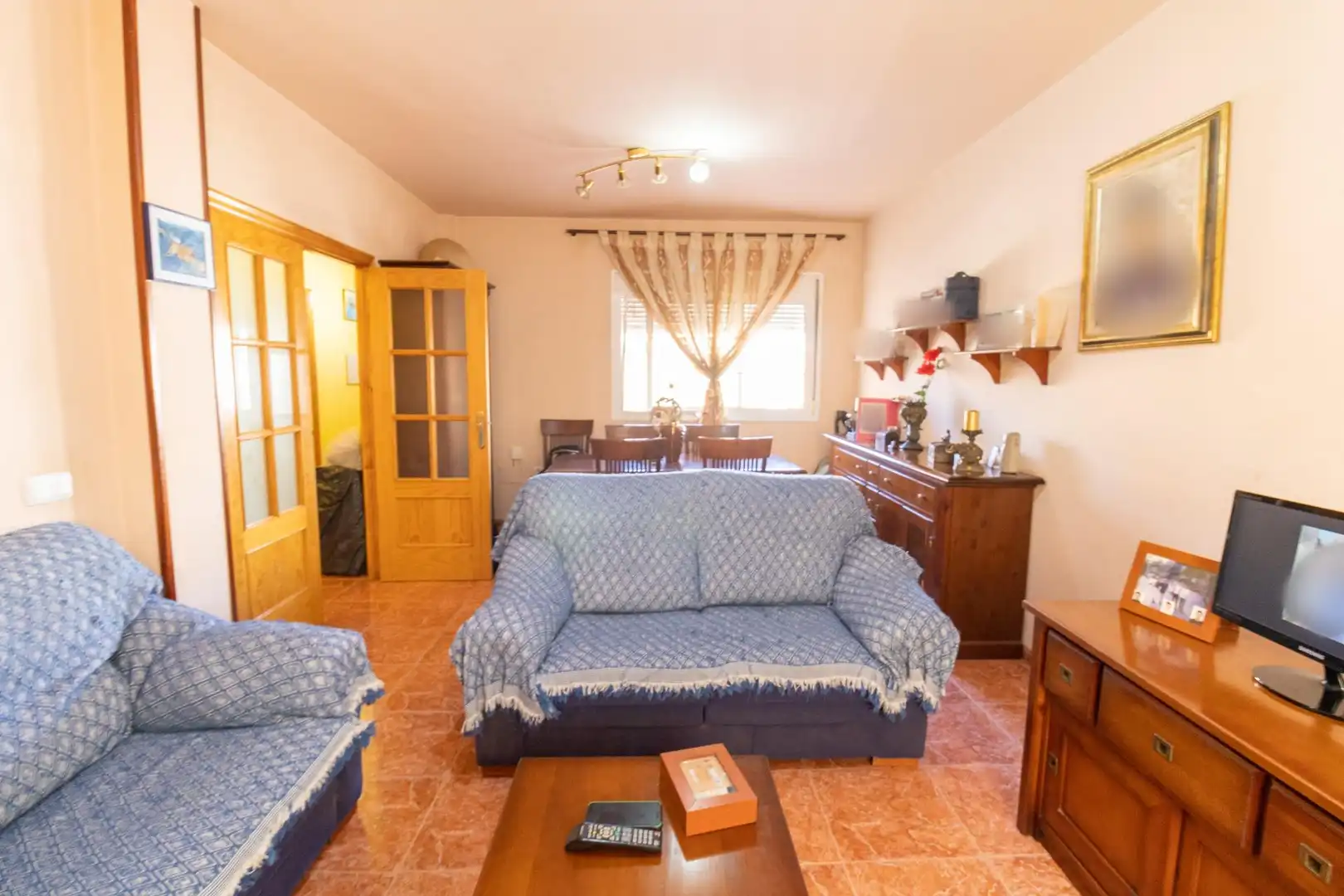 Living room of Houses for sale in Pechina  with Air Conditioner, Terrace and Balcony