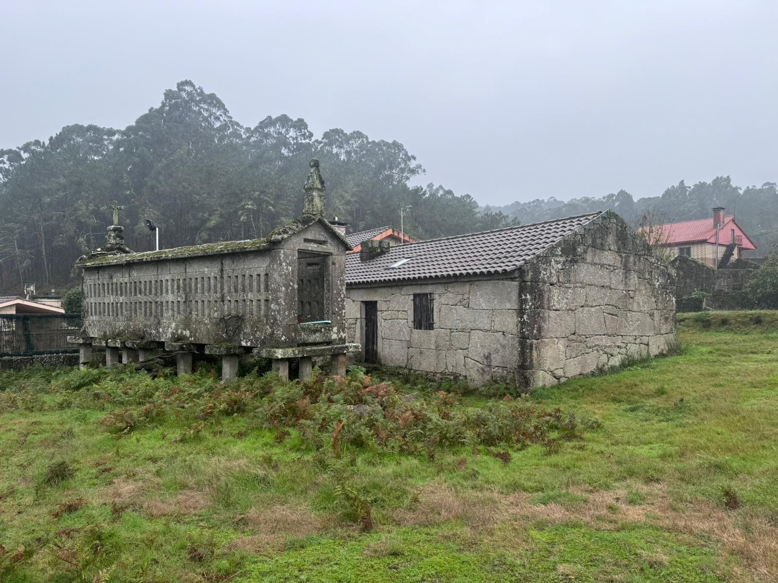 Exterior view of Single-family semi-detached for sale in O Porriño    with Private garden