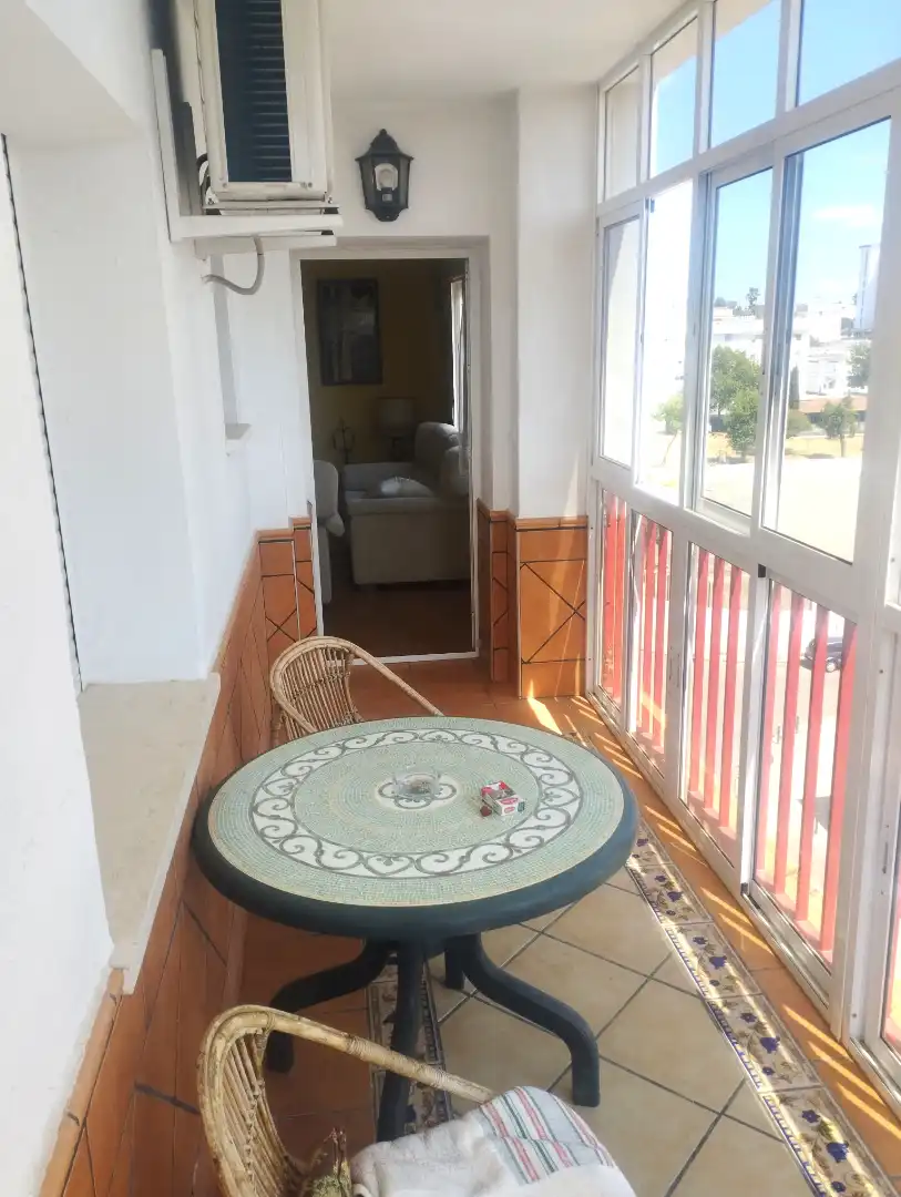 Balcony of Flat for rent in Jerez de la Frontera  with Air Conditioner, Terrace and Furnished