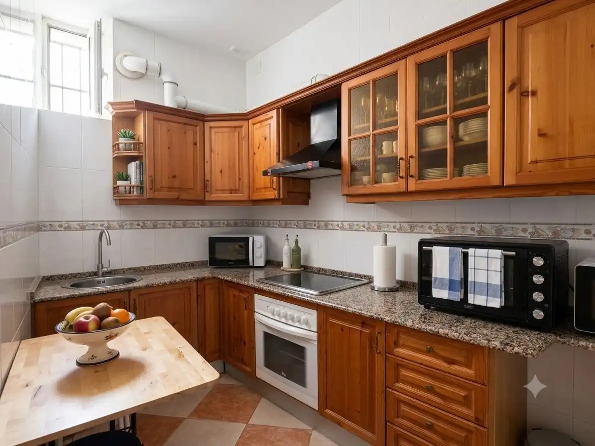 Cocina de Piso en venta en Cádiz con Amueblado y Balcón