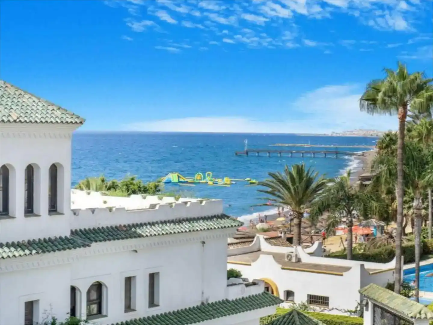 Vista exterior de Planta baixa de lloguer en Marbella amb Aire condicionat i Balcó