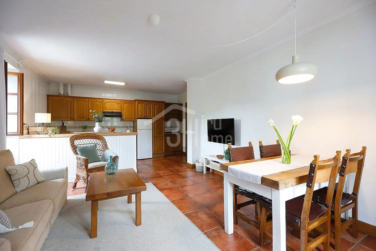 Living room of Flat for sale in Donamaria  with Heating, Terrace and Storage room