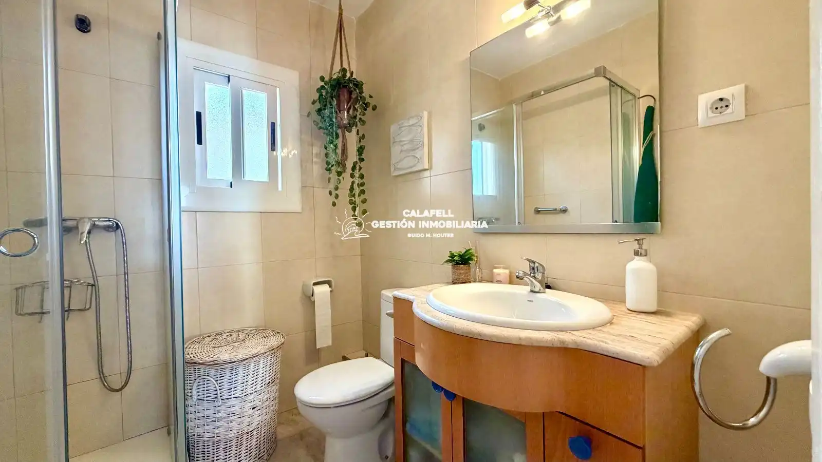 Bathroom of Attic for sale in Calafell  with Air Conditioner, Terrace and Furnished