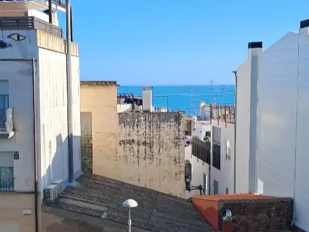 Vista exterior de Piso en venta en Sant Pol de Mar con Piscina