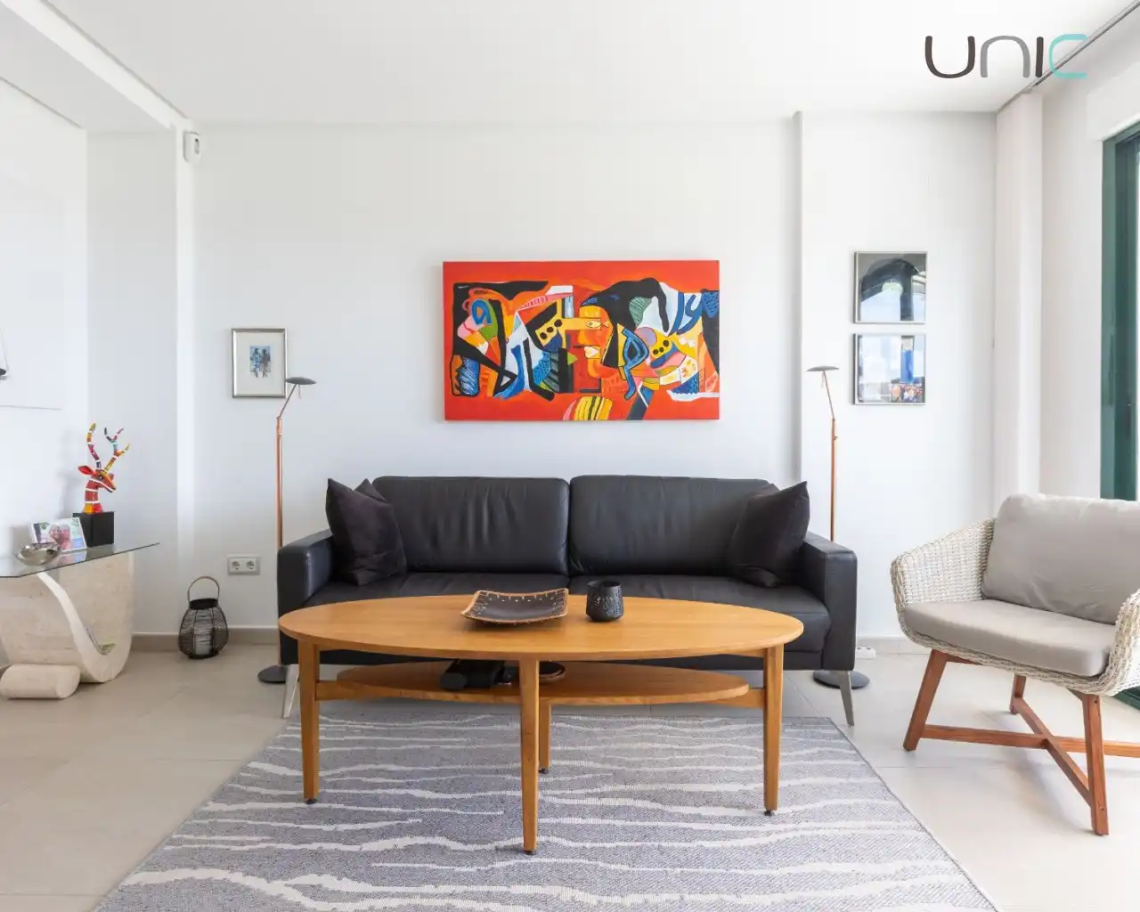 Sala d'estar de Apartament en venda en Polop amb Aire condicionat, Calefacció i Jardí privat