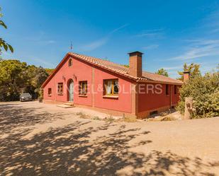 Exterior view of Country house for sale in Sentmenat  with Heating, Private garden and Parquet flooring