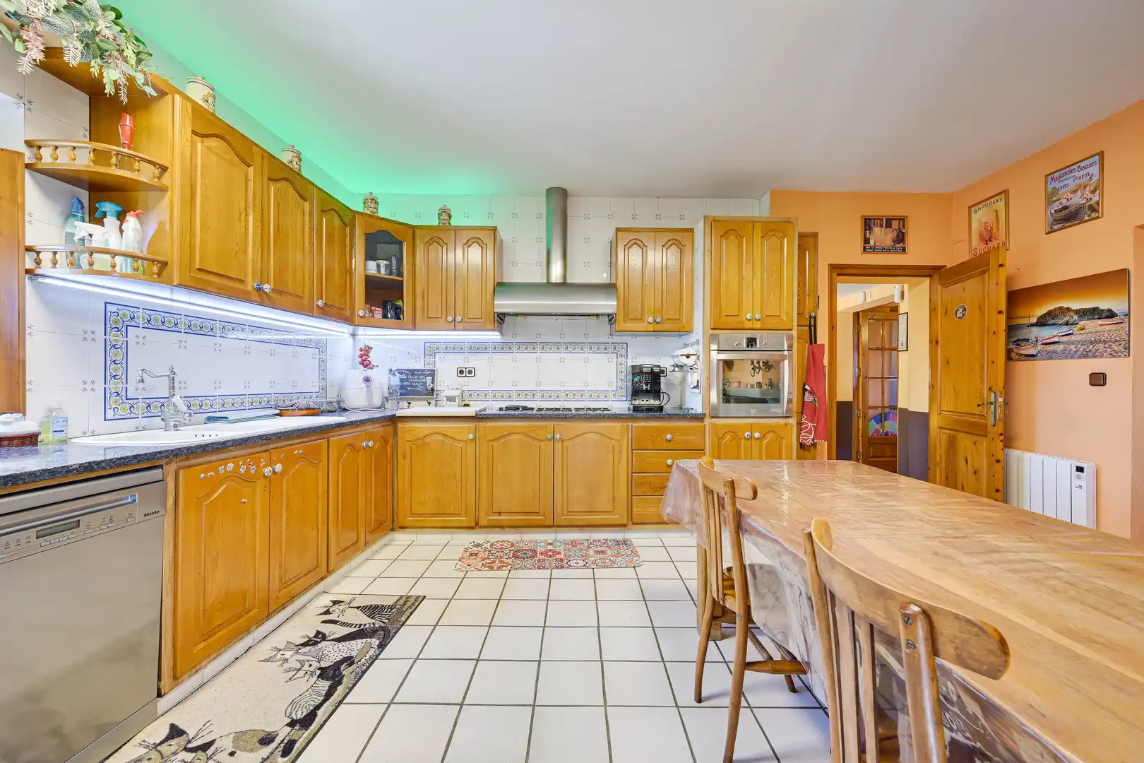 Cocina de Finca rústica en venta en Amer con Aire acondicionado, Calefacción y Terraza