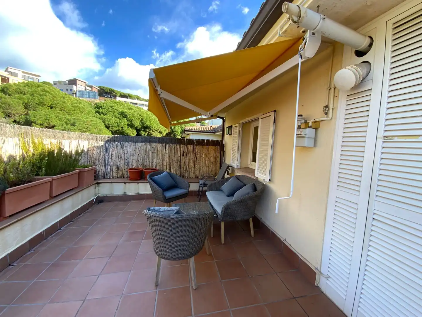 Terrasse von Dachboden zum Verkauf in Sant Vicenç de Montalt mit Klimaanlage, Heizung und Abstellraum