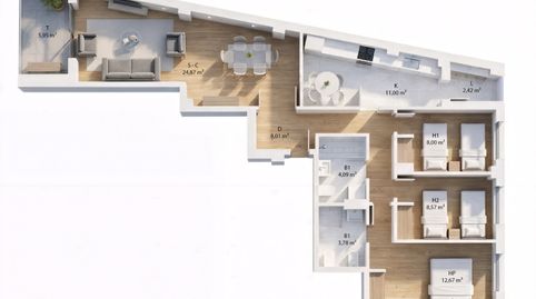 Foto 2 de Piso en venta en Onda, Castellón