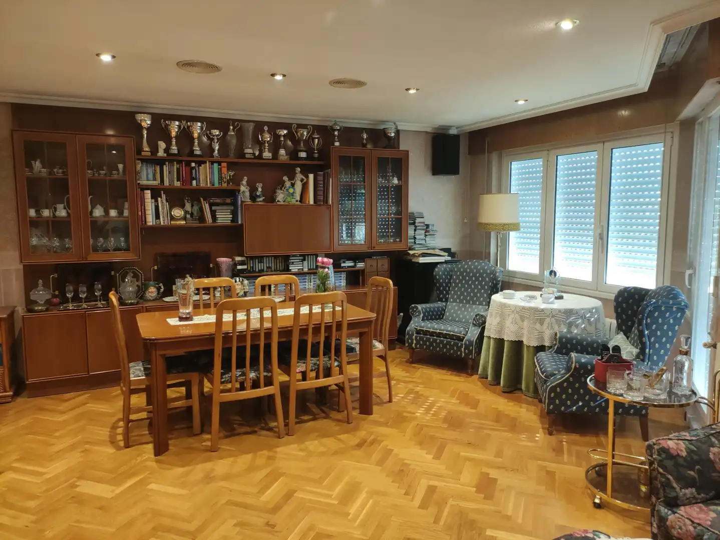 Esszimmer von Maisonette zum Verkauf in Albacete mit Klimaanlage, Heizung und Parkett