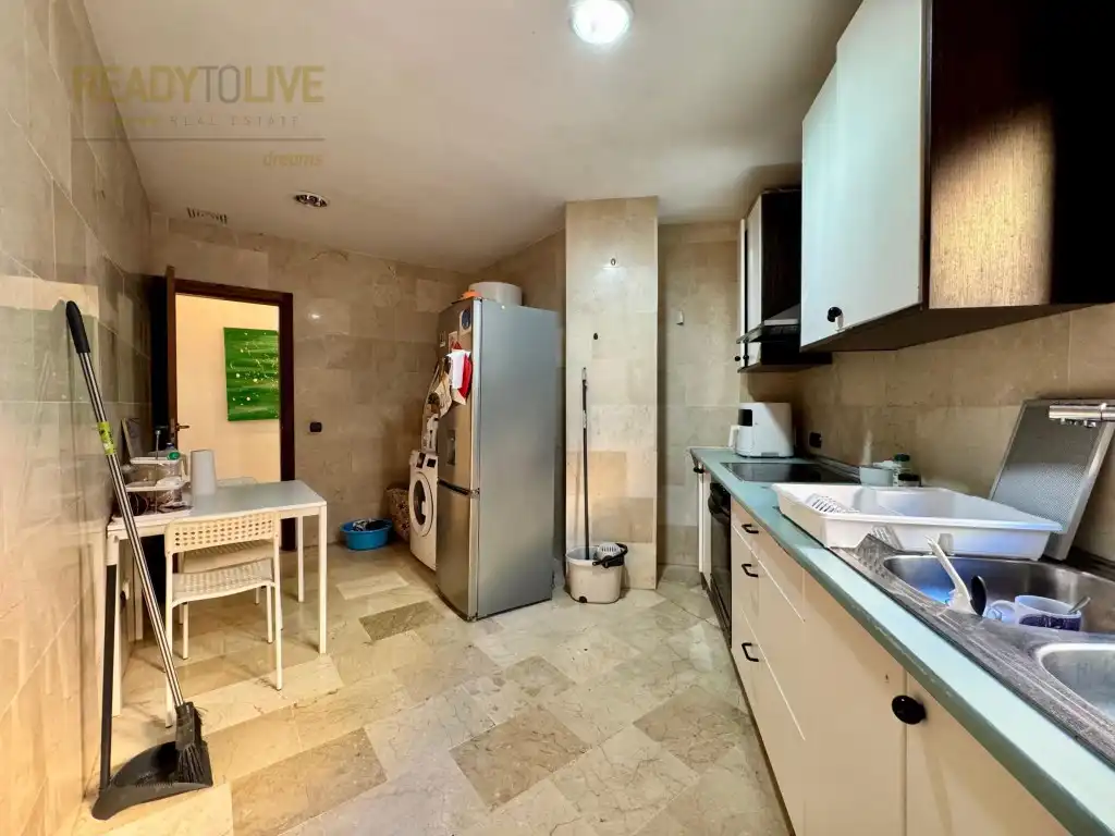 Kitchen of Flat for sale in Alcúdia  with Air Conditioner, Terrace and Furnished