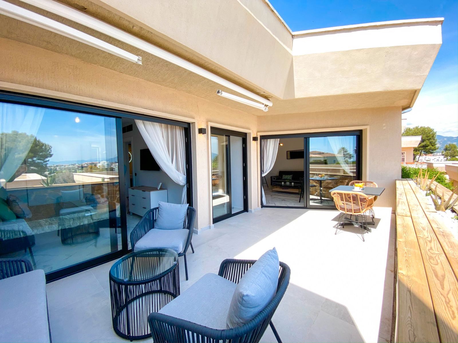 Terraza de Apartamento en venta en Estepona con Aire acondicionado, Terraza y Amueblado