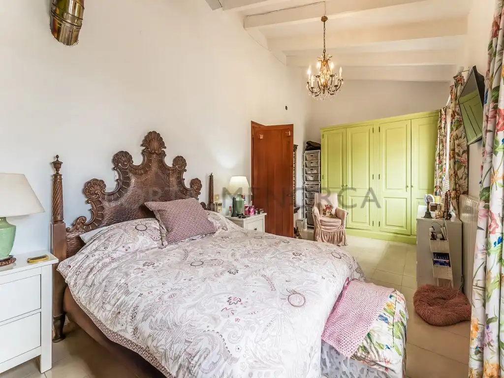 Bedroom of Houses for sale in Es Castell  with Private garden, Terrace and Swimming Pool