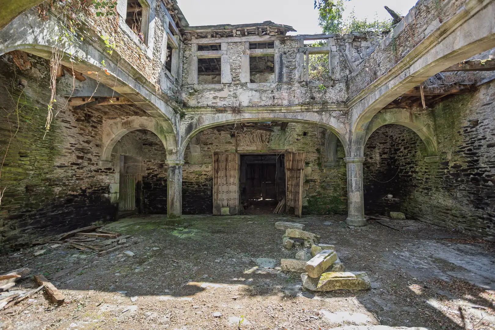 Vista exterior de Finca rústica en venta en Castroverde con Amueblado