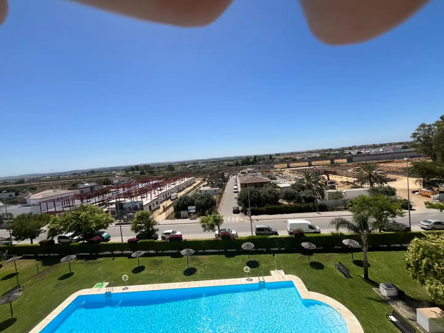 Swimming pool of Flat for sale in Jerez de la Frontera  with Air Conditioner, Heating and Private garden