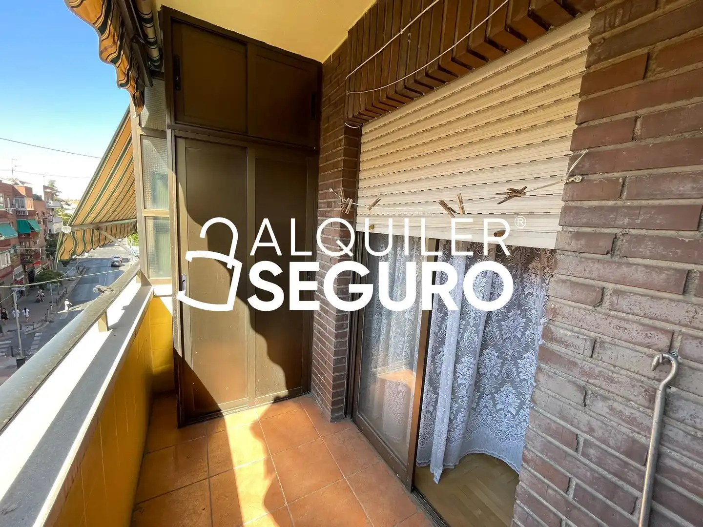 Balcony of Flat for rent in Madrid  with Heating and Terrace