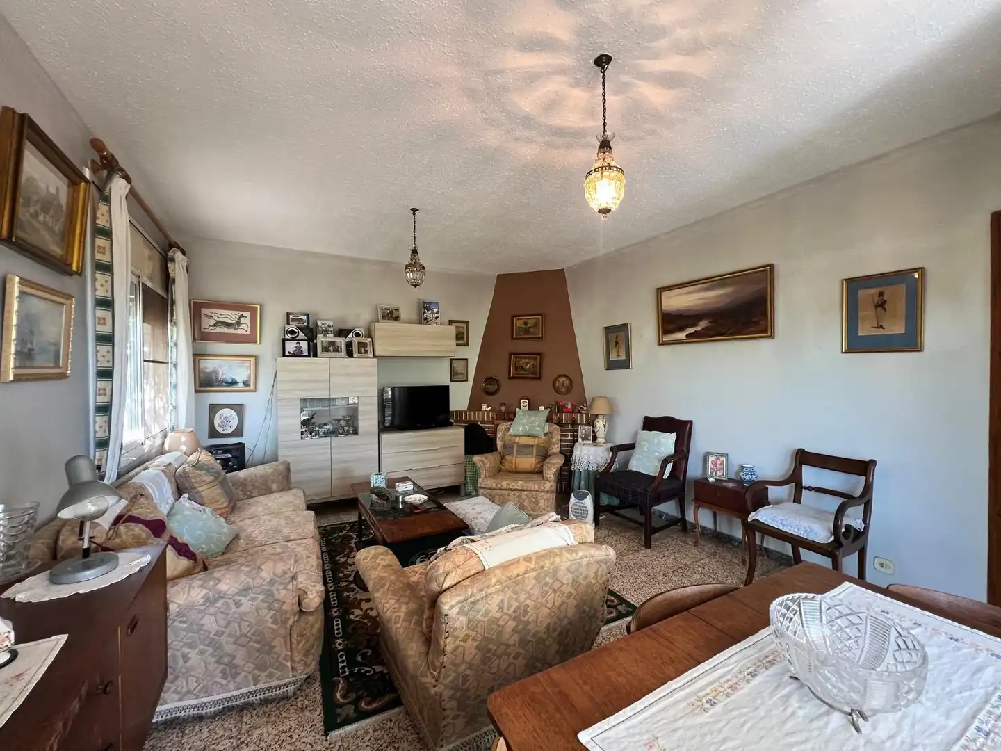 Wohnzimmer von Haus oder Chalet zum Verkauf in La Ràpita mit Privatgarten, Terrasse und Möbliert
