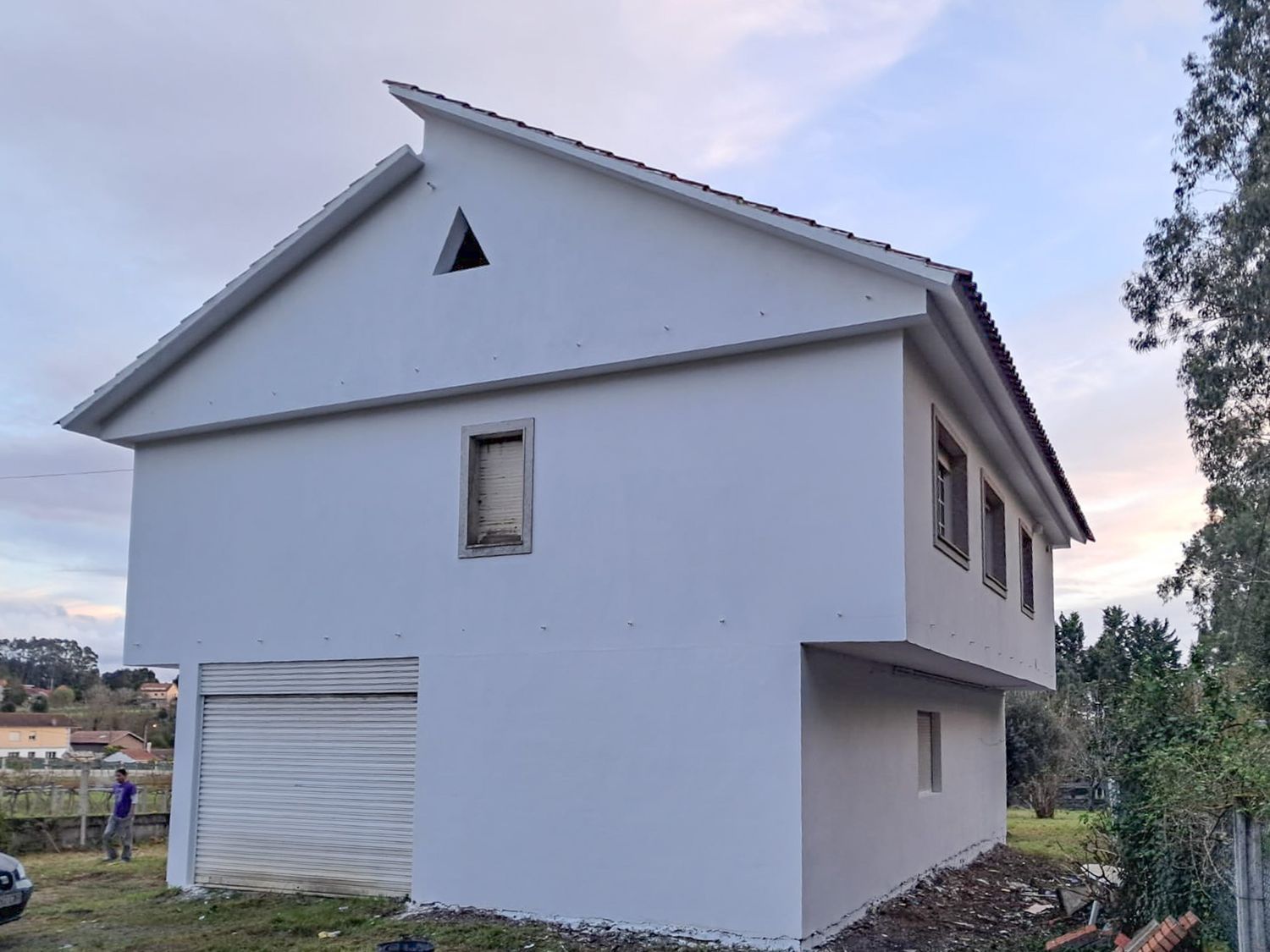 Vista exterior de Casa o xalet en venda en Sanxenxo amb Jardí privat i Traster