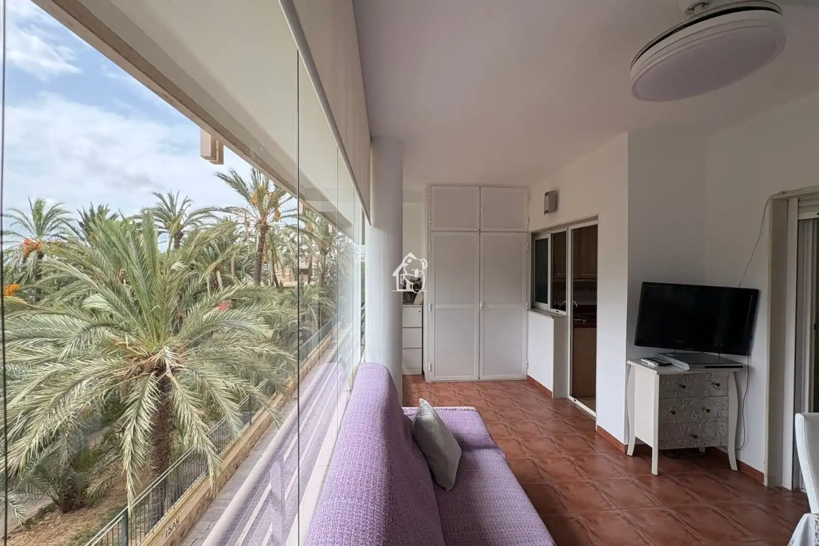 Sala de estar de Apartamento en venta en Elche / Elx con Aire acondicionado, Terraza y Amueblado