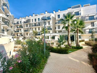 Vista exterior de Apartament en venda en Dénia amb Aire condicionat, Calefacció i Jardí privat