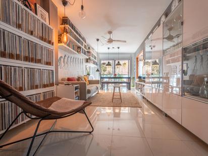 Wohnzimmer von Maisonette zum verkauf in Figueres mit Klimaanlage, Terrasse und Balkon