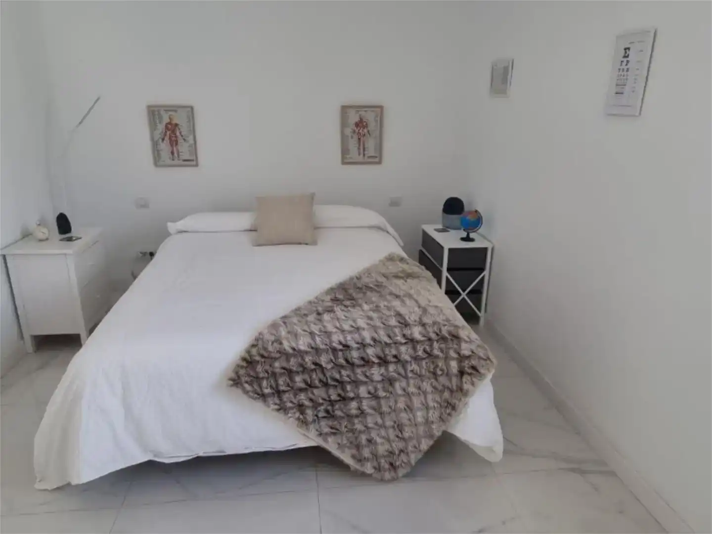 Schlafzimmer von Wohnung zur Miete in Mogán mit Klimaanlage, Privatgarten und Schwimmbad