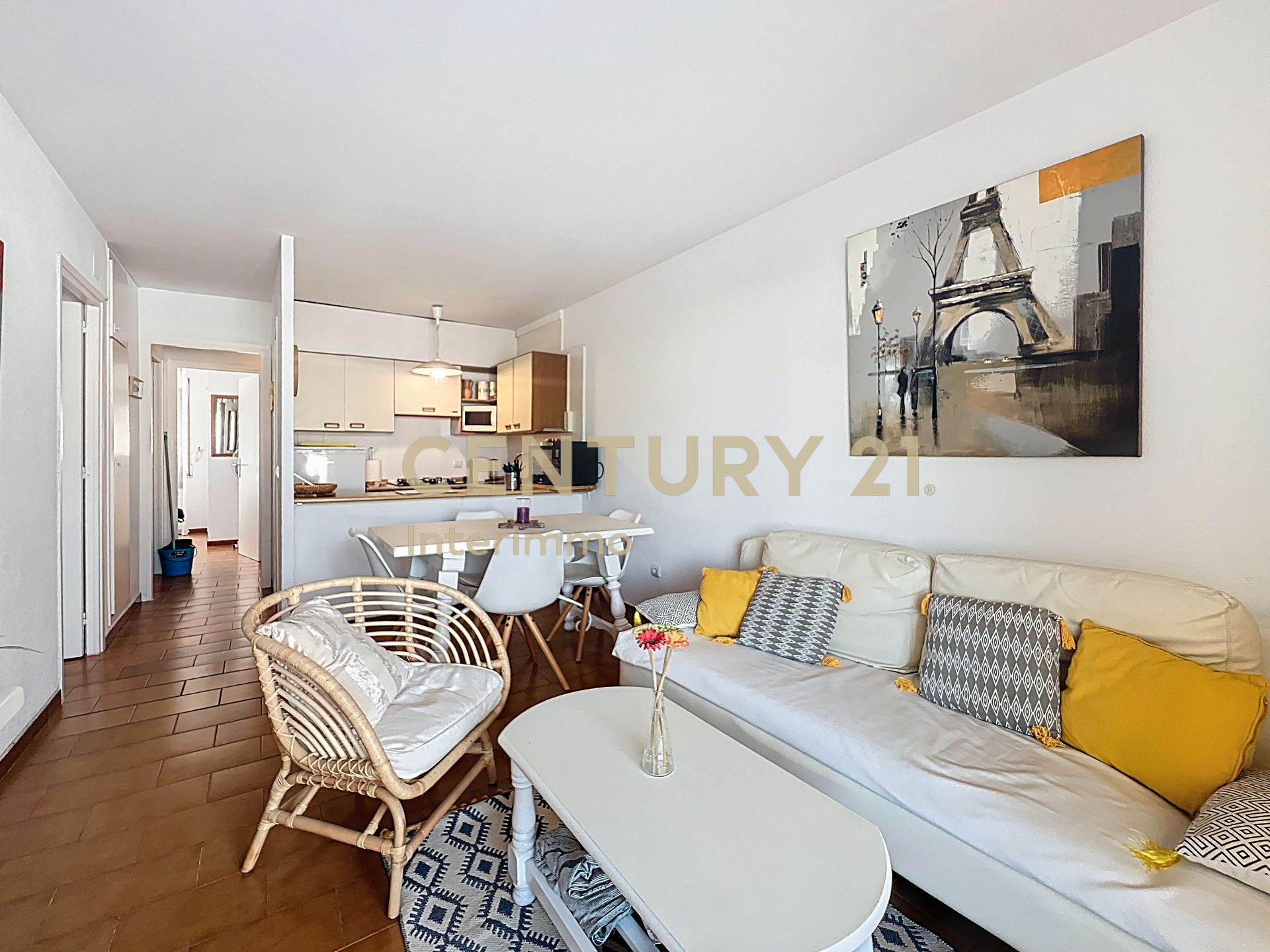 Living room of Flat for sale in Empuriabrava  with Terrace, Furnished and Balcony