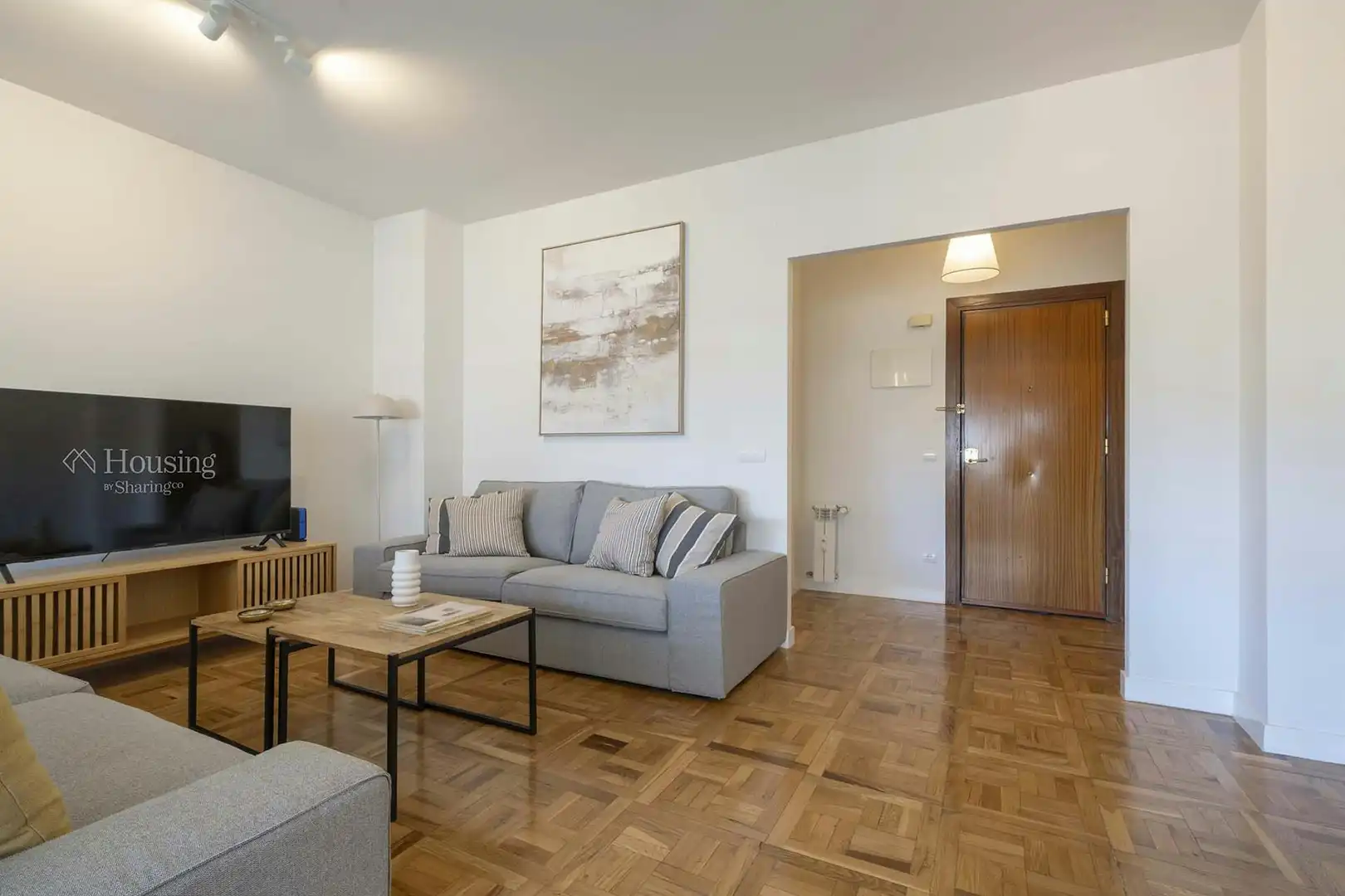 Living room of Flat for rent in Madrid