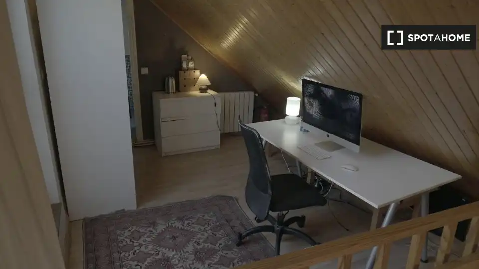 Habitación de Piso para compartir en Madrid con Aire acondicionado, Calefacción y Terraza