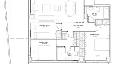 Foto 2 de Planta baja en venta en Calle Virgen de Loreto, 18b, Colonia-Bripac, Madrid