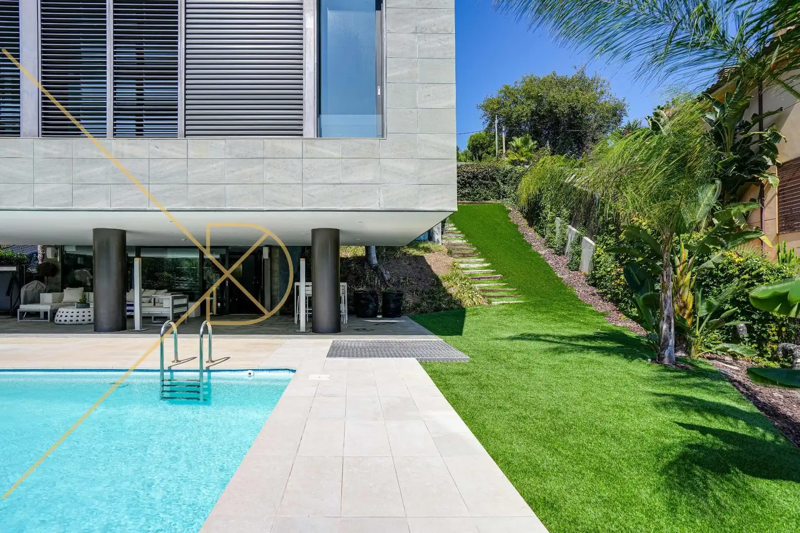 Piscina de Casa o chalet en venta en Alella con Calefacción, Jardín privado y Terraza