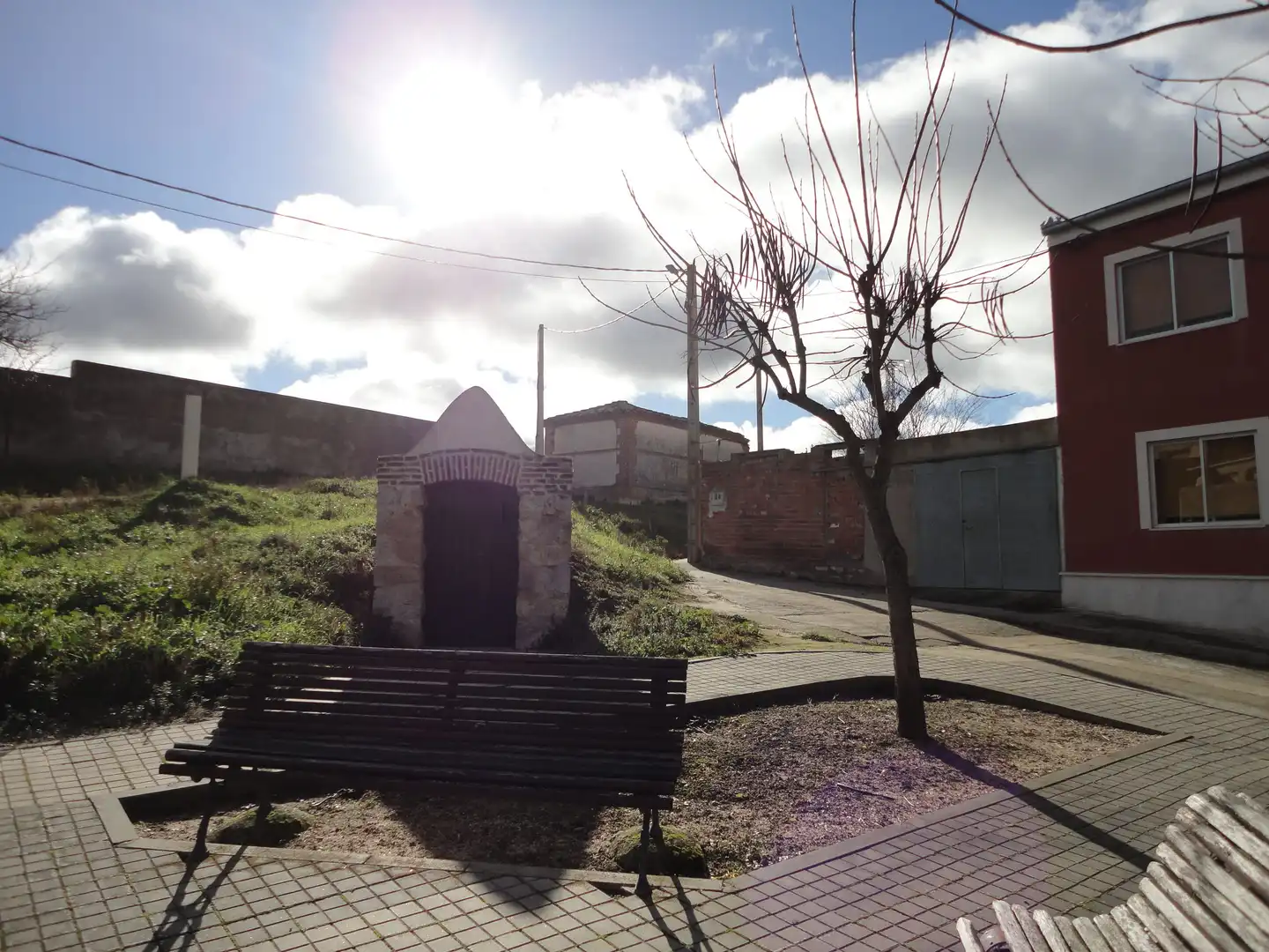 Vista exterior de Casa o chalet en venta en Alcazarén