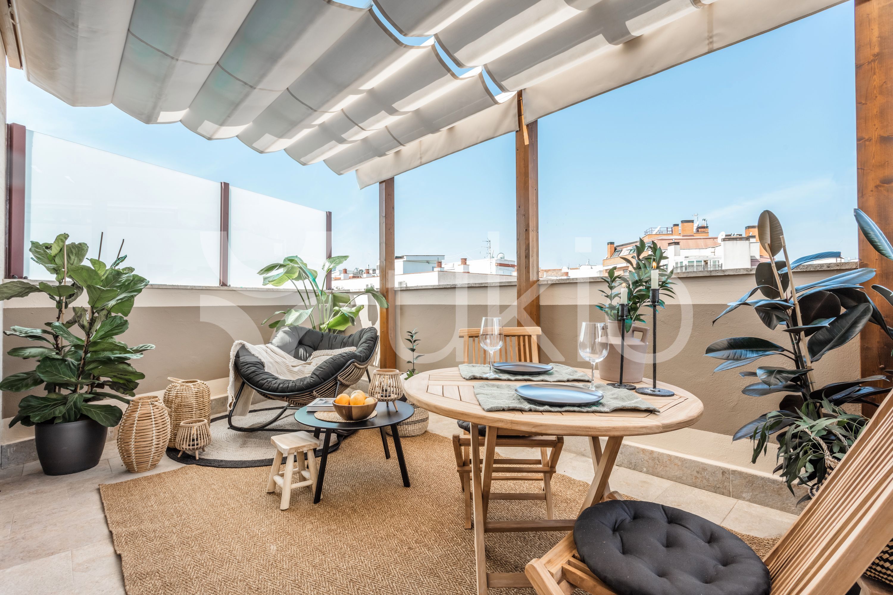 Terrace of Apartment to rent in  Madrid Capital  with Air Conditioner, Heating and Terrace