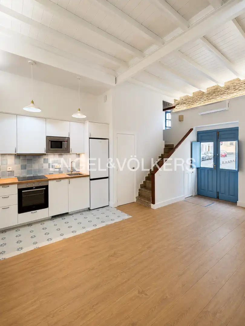 Cocina de Casa adosada en venta en Sevilla con Aire acondicionado, Calefacción y Terraza