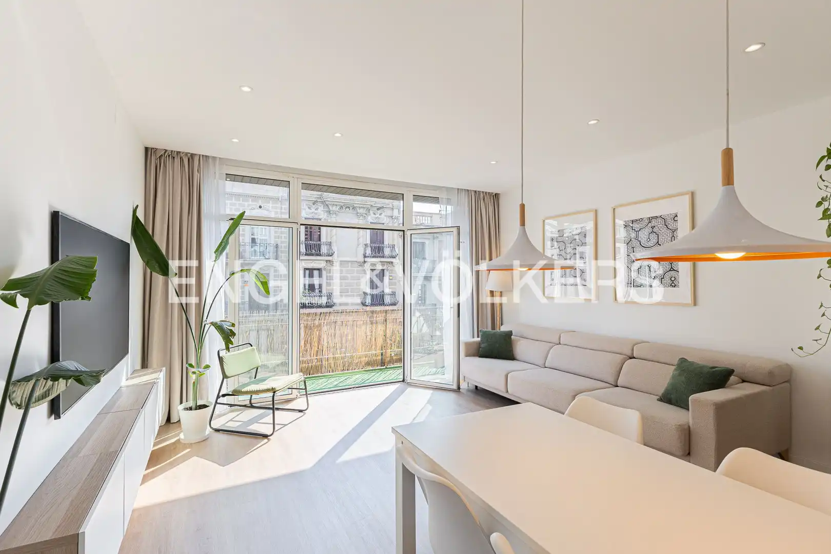 Vista exterior de Piso en venta en Barcelona con Aire acondicionado, Calefacción y Parquet