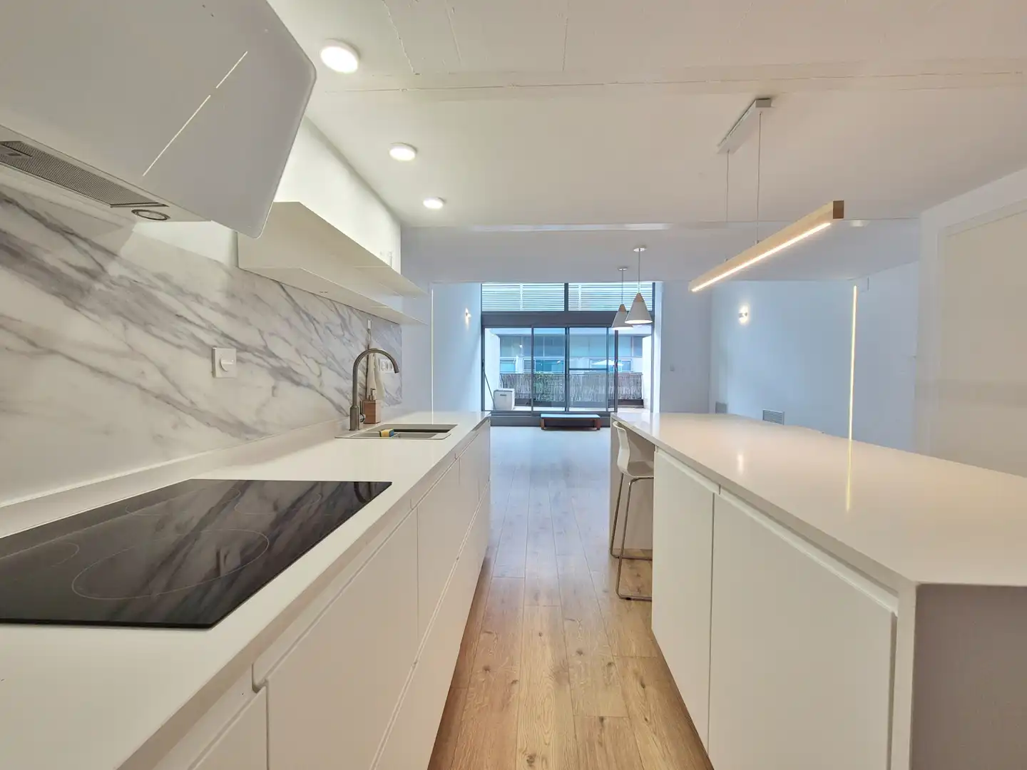 Küche von Wohnung zum Verkauf in Valencia mit Klimaanlage, Heizung und Terrasse