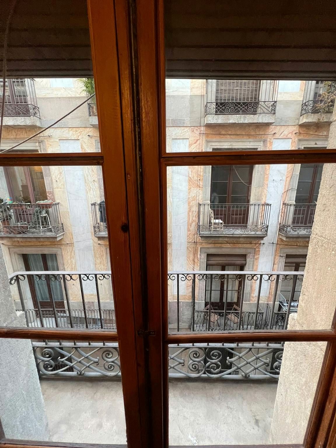 Balcony of Flat to share in  Barcelona Capital  with Heating and Washing machine