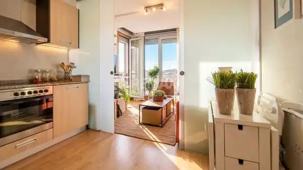 Terrassa de Apartament en venda en Baiona amb Calefacció, Parquet i Terrassa