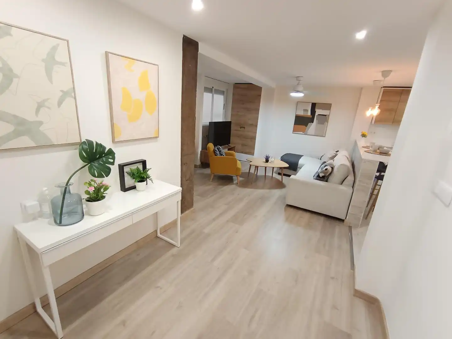 Sala de estar de Piso en venta en Murcia con Aire acondicionado, Calefacción y Amueblado