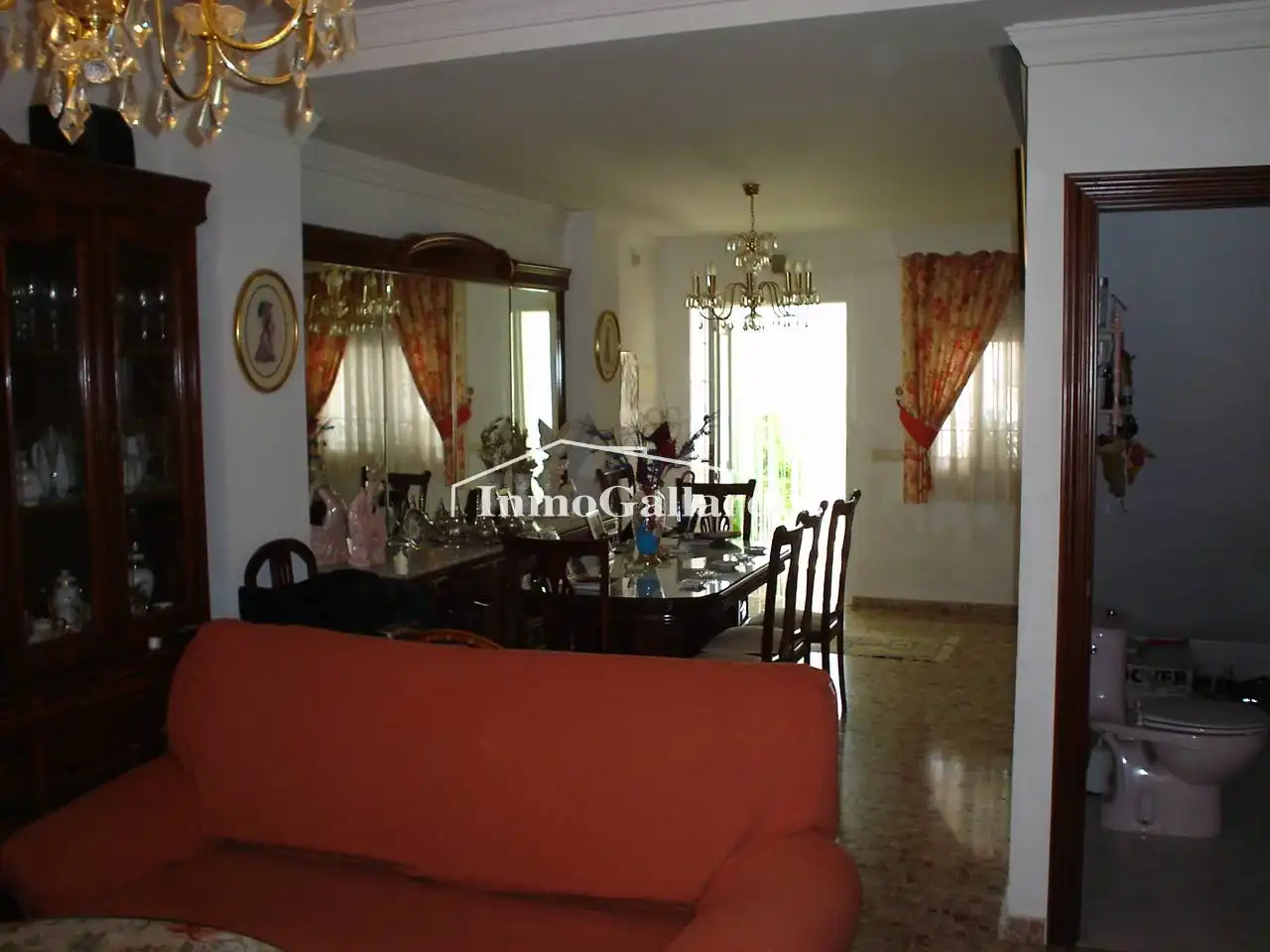 Menjador de Casa o xalet en venda en Málaga amb Terrassa