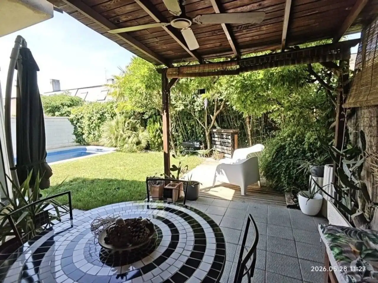 Terraza de Casa adosada en venta en Aranjuez con Calefacción, Trastero y Amueblado