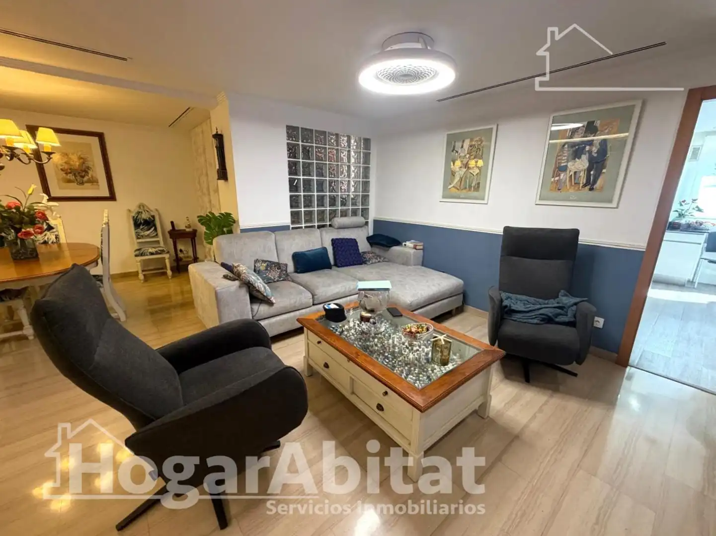 Sala de estar de Piso en venta en Valencia con Aire acondicionado, Calefacción y Trastero