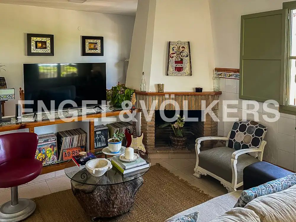 Sala de estar de Casa o chalet en venta en Almazora / Almassora con Calefacción, Jardín privado y Terraza