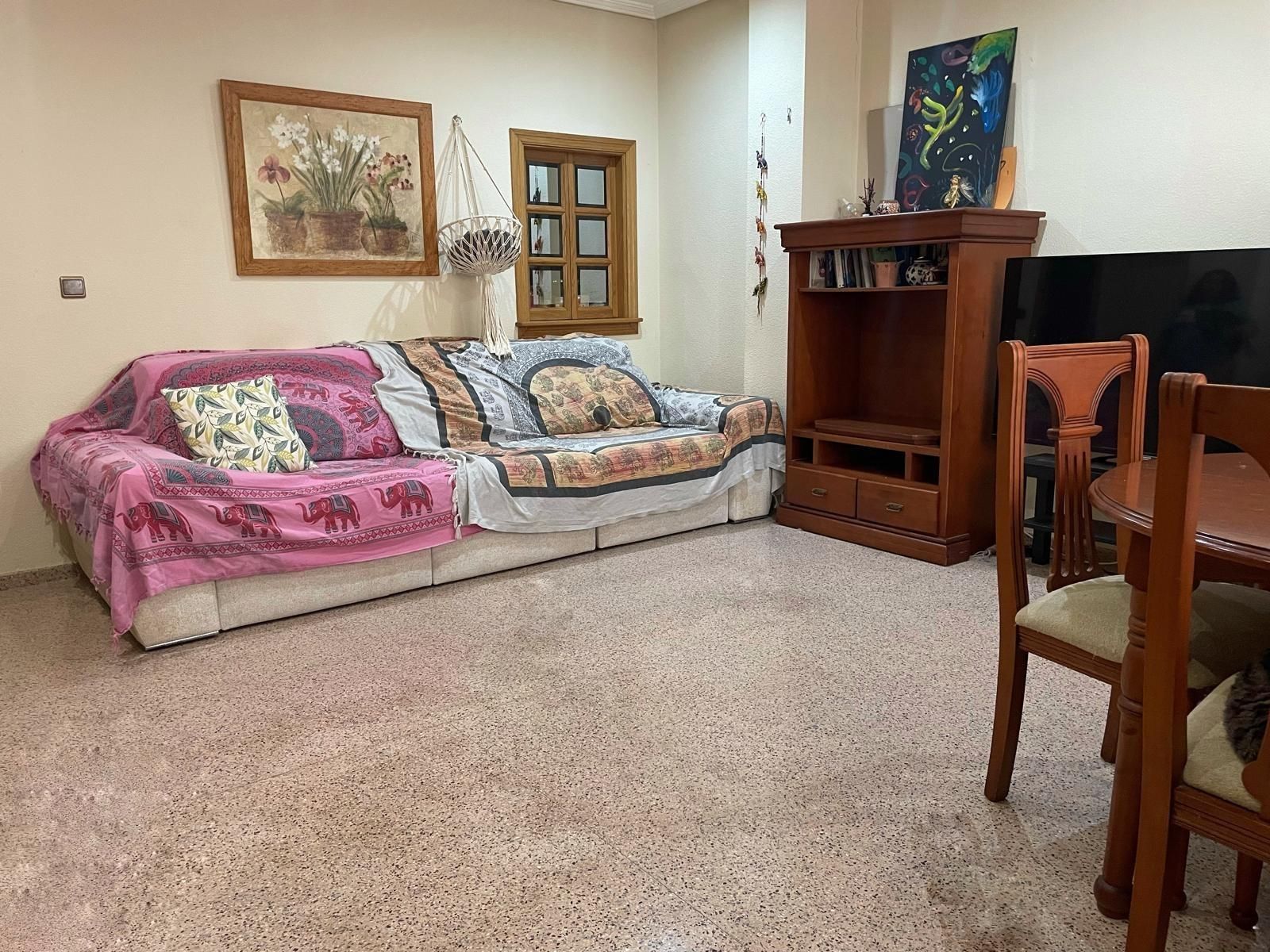 Sala d'estar de Planta baixa en venda en Elche / Elx amb Aire condicionat i Terrassa