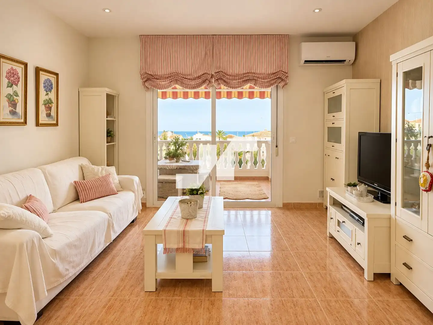 Living room of Apartments for rent in Moncofa  with Air Conditioner, Terrace and Swimming Pool