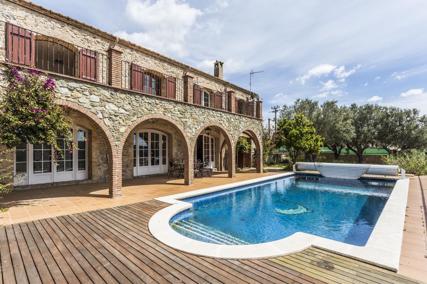 Piscina de Casa o xalet en venda en Agullana amb Aire condicionat i Piscina