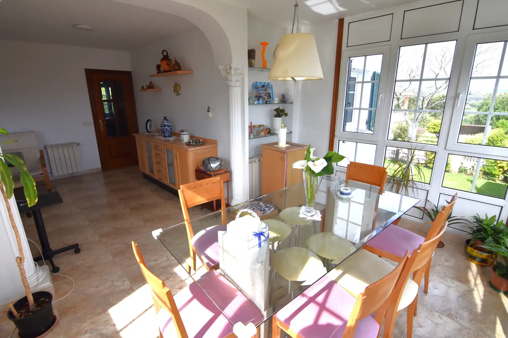 Dining room of Houses for sale in Sada (A Coruña)  with Heating, Private garden and Parquet flooring
