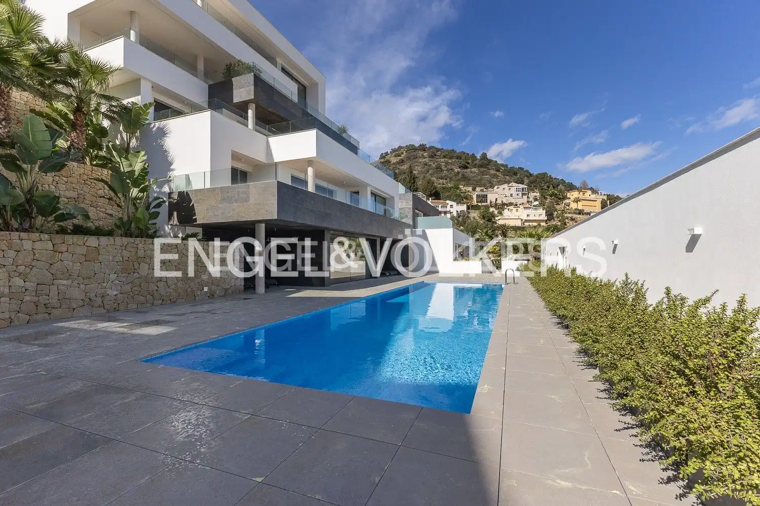 Swimming pool of Flat for sale in Pedreguer  with Air Conditioner, Heating and Private garden