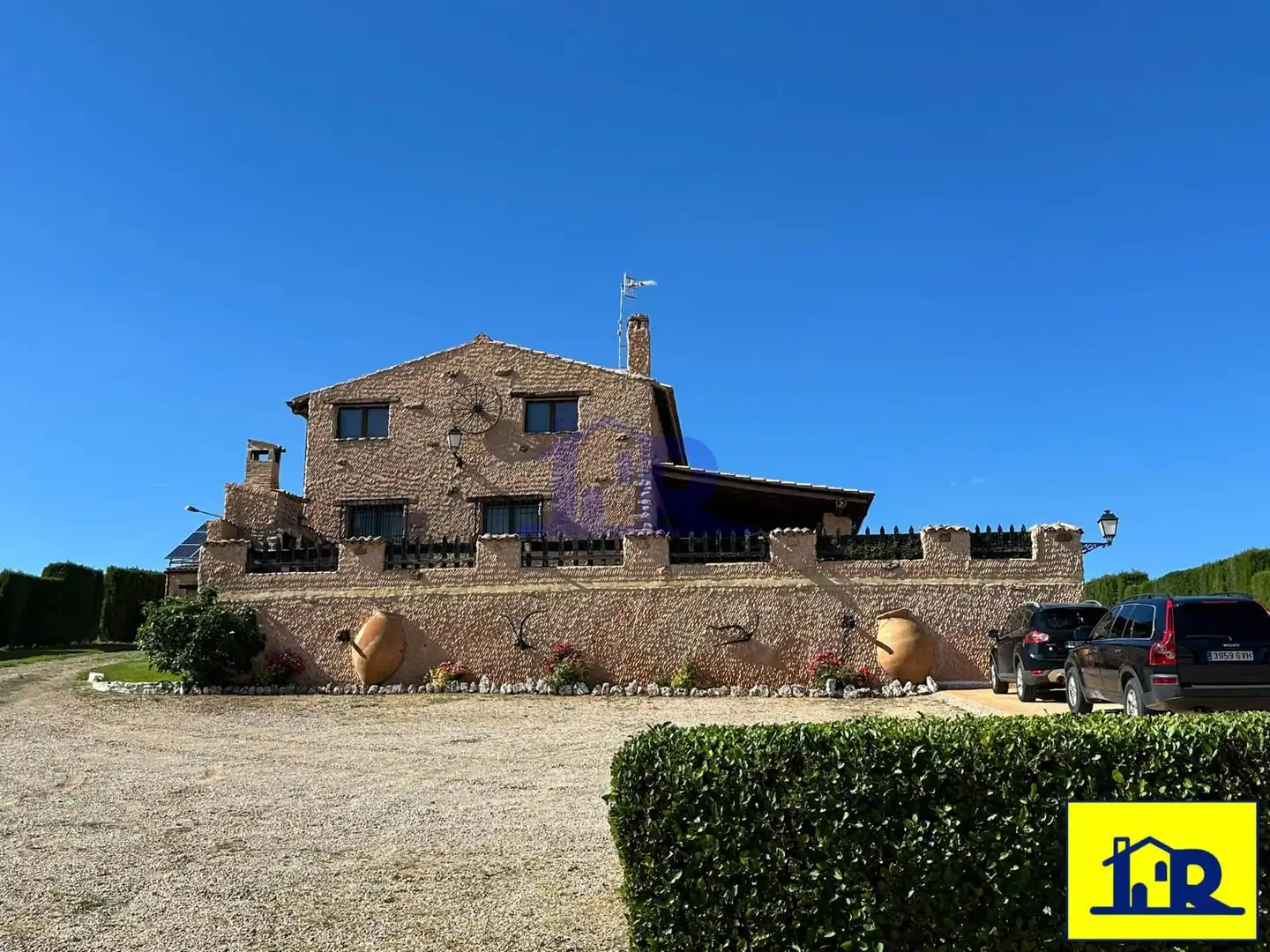 Exterior view of Houses for sale in Villar de Olalla  with Heating, Terrace and Storage room