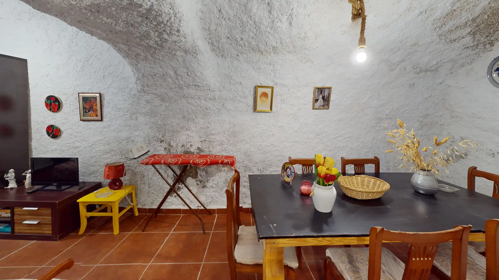 Cocina de Finca rústica en venta en Fiñana con Amueblado, Lavadora y Microondas